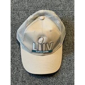 Super Bowl LIV Trucker Hat Tan Strap Back